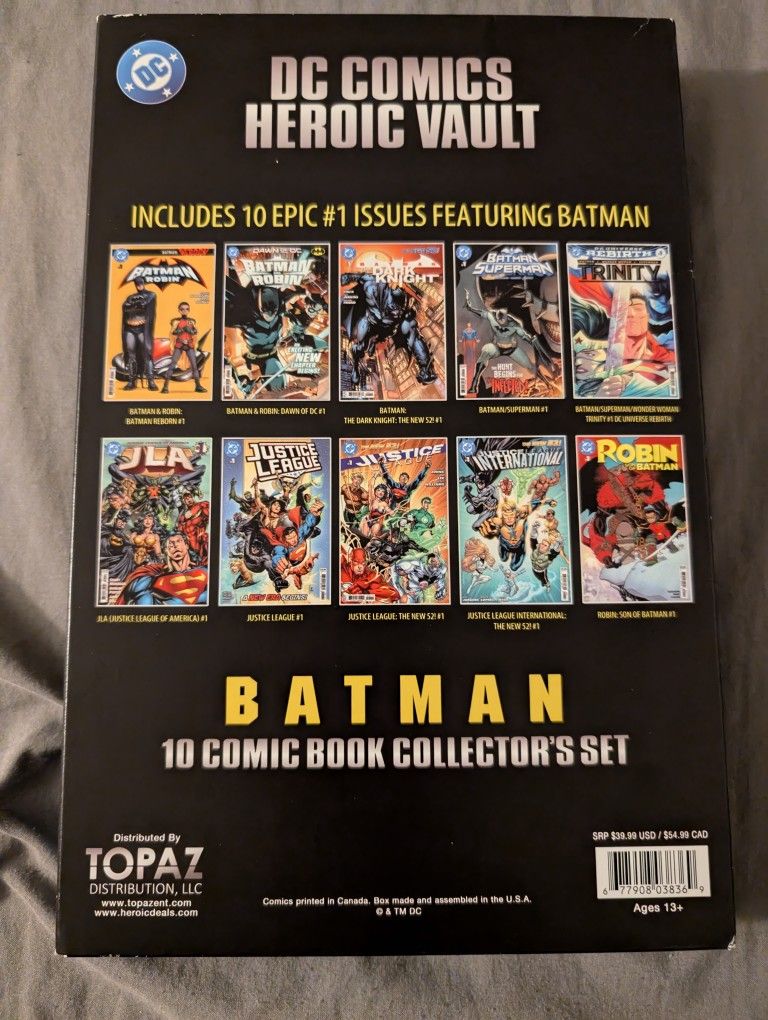 Batman 10 Comic Book Collectors Set - photo 3