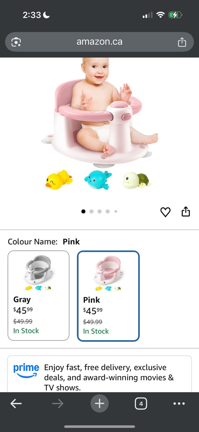 Brand new Baby Bath Seat for Babies 6 Months - photo 4