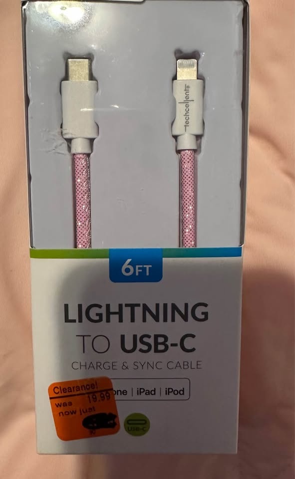 Techcellent Lightning To Usb-C Charge & Sync Cable 6Ft - photo 2