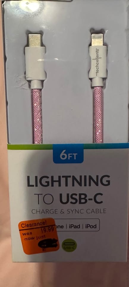 Techcellent Lightning To Usb-C Charge & Sync Cable 6Ft - photo 3