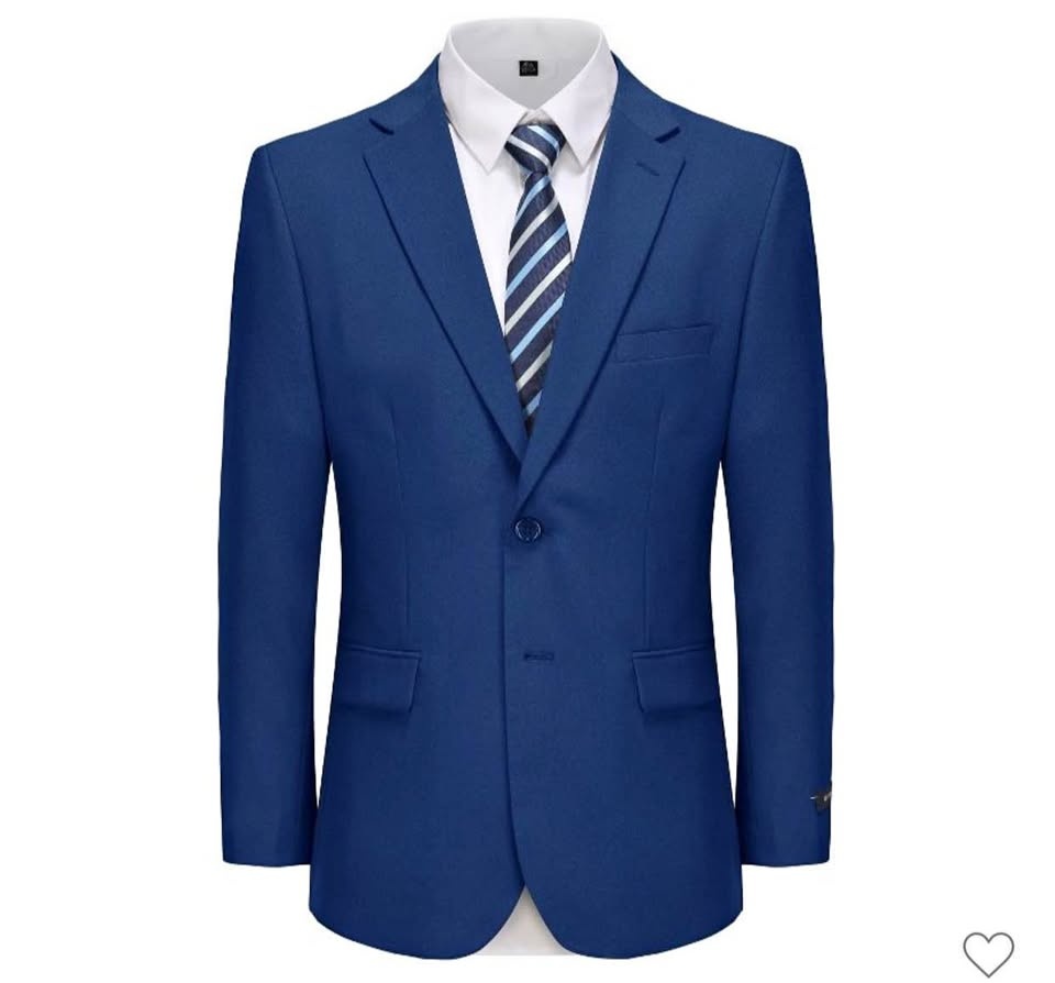 Brave Man Slim Fit Navy Blazer - Size 36S/30W