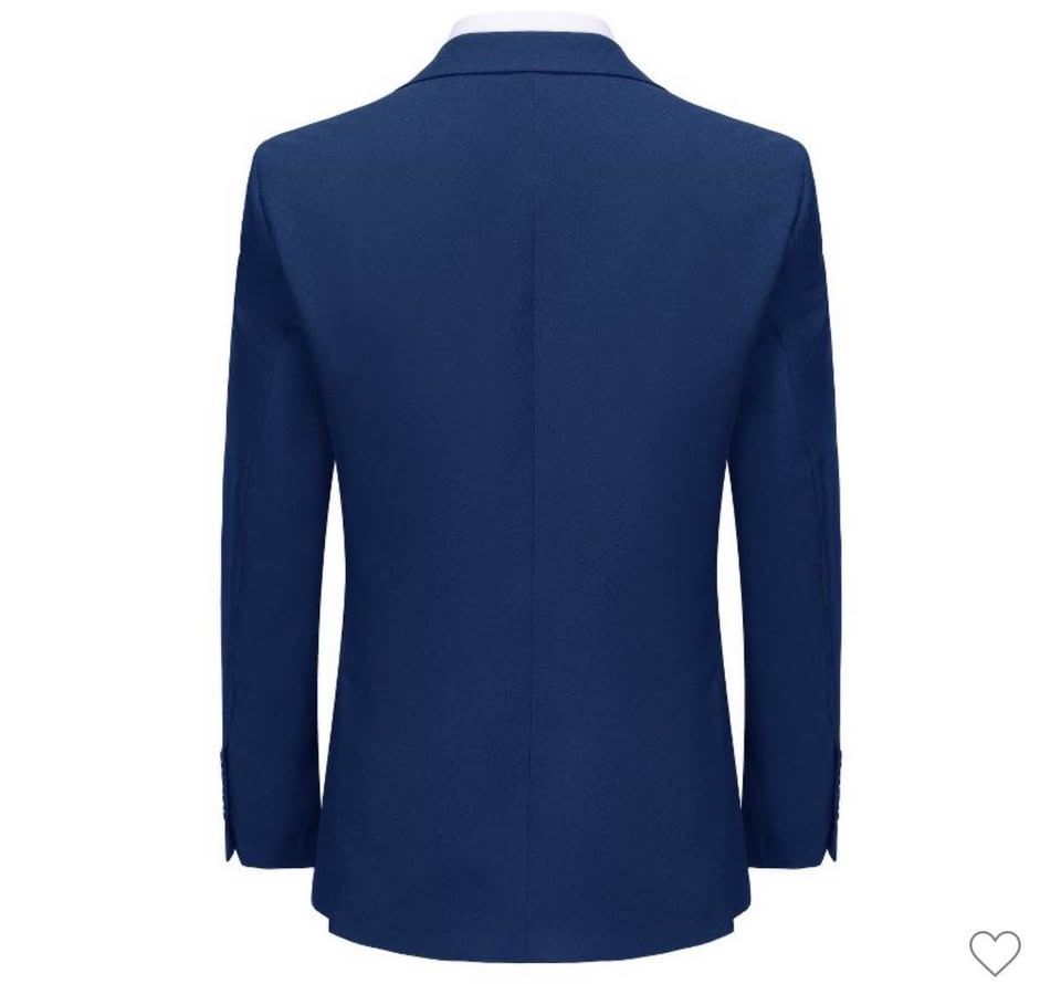 Brave Man Slim Fit Navy Blazer - Size 36S/30W - photo 2