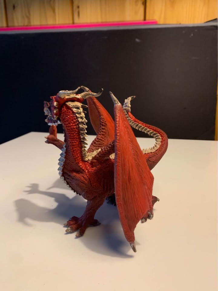 Schleich Red Dragon Rubber Toy - photo 2