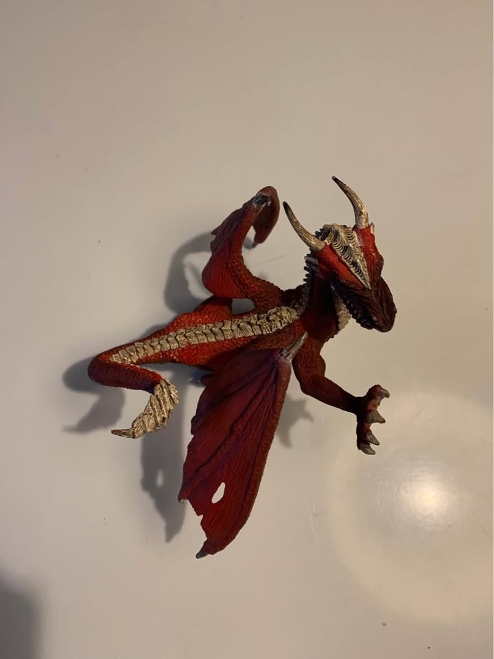 Schleich Red Dragon Rubber Toy - photo 5