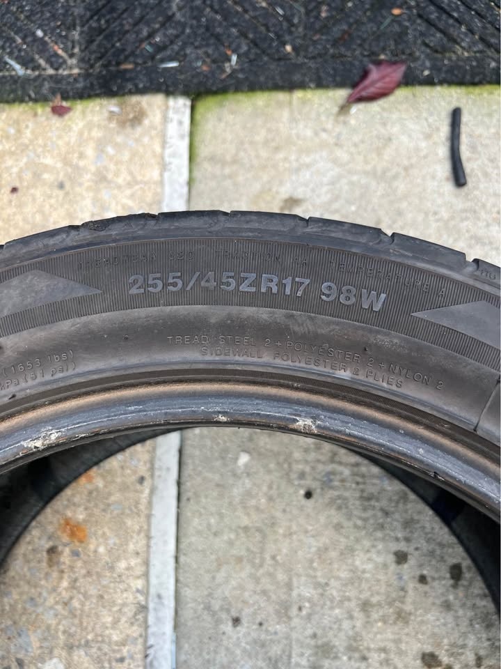 (4) KUMHO ECSTA SPT TIRES 255/45ZR17 285/40ZR17 - photo 2