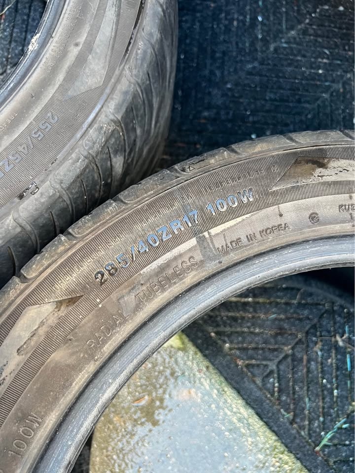 (4) KUMHO ECSTA SPT TIRES 255/45ZR17 285/40ZR17 - photo 5