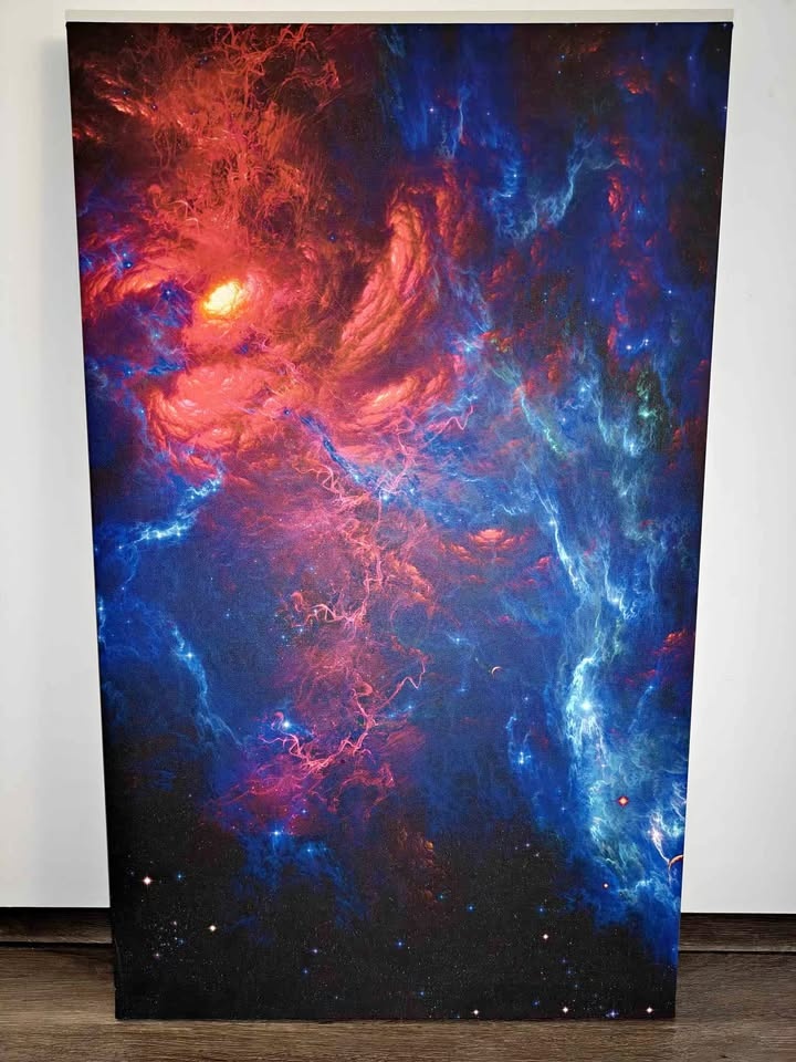 Printed Canvas Space Art