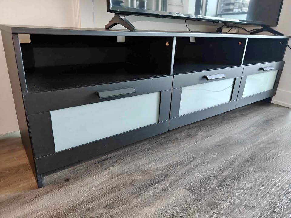 IKEA BRIMNES Black TV Bench