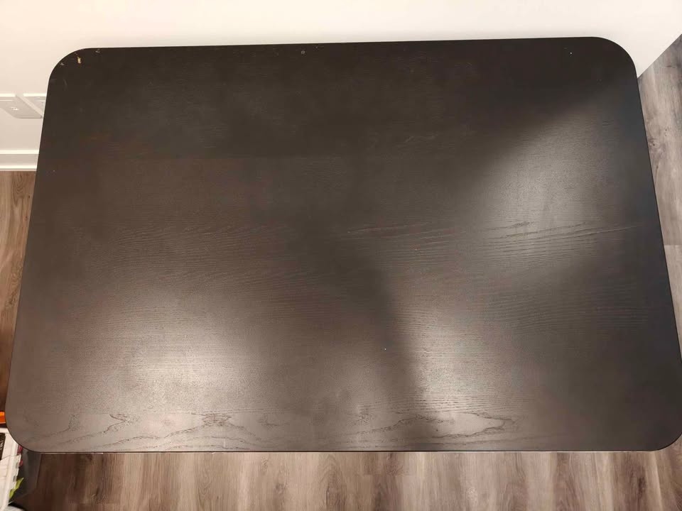 IKEA BEKANT Black Table Top and Underframe - photo 3