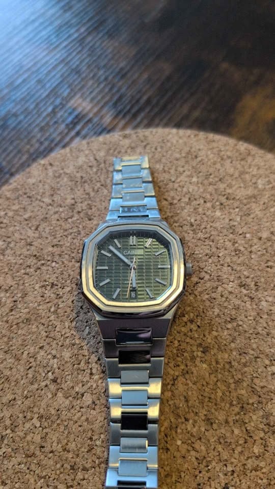 CAINTE Automatic Watch – Stainless Steel – Green Dial - photo 4