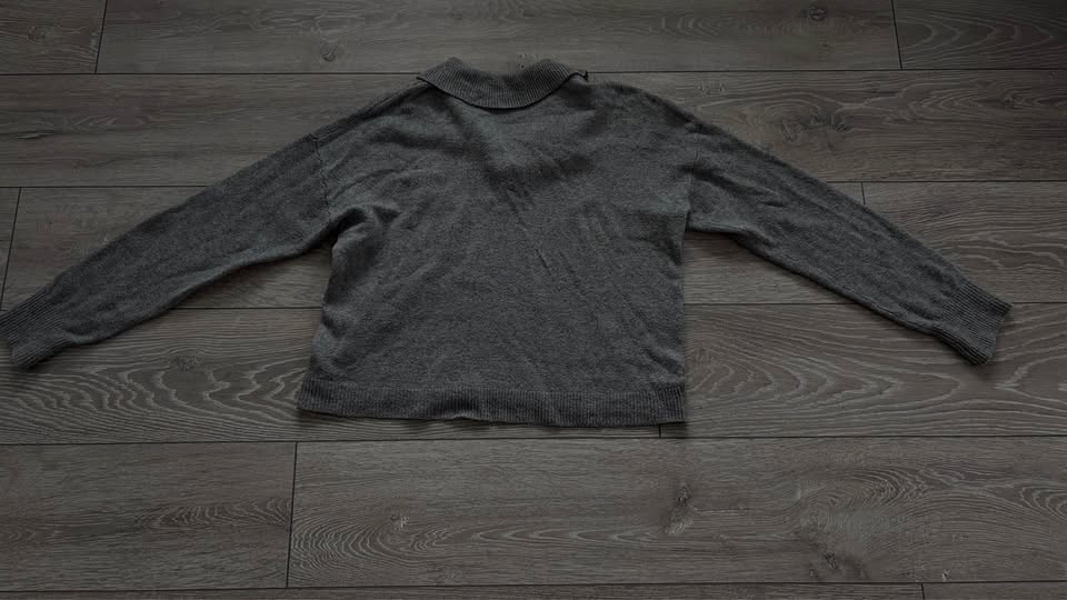 Old Navy Gray Collared Sweater M - photo 4