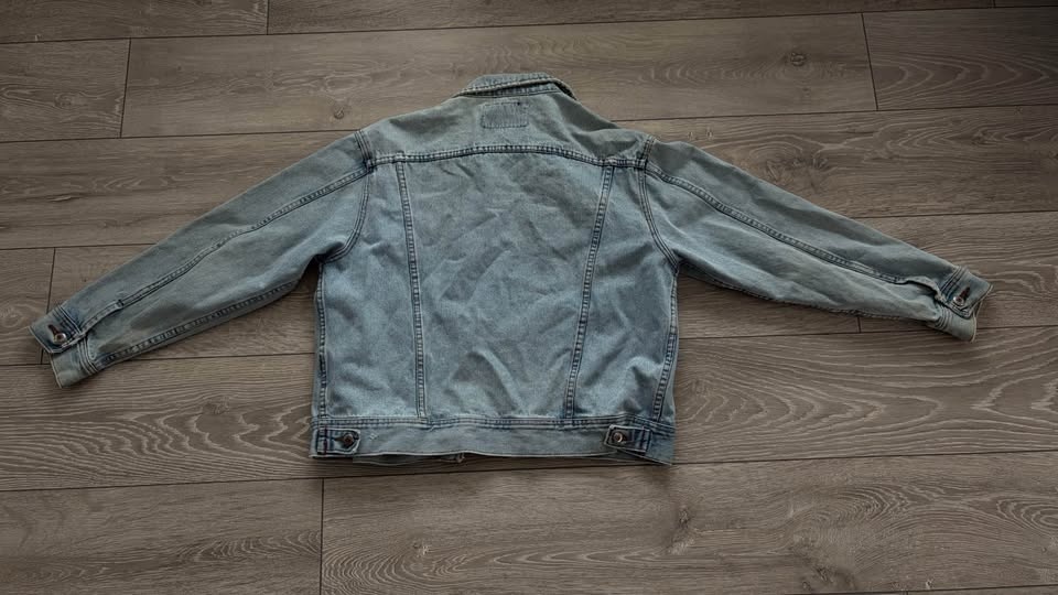 Vintage President Stone Light Wash Denim Jacket - photo 4