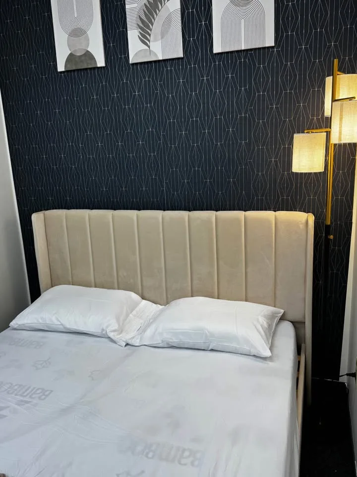 Queen Luxurious Velvet Wingback Platform Bed ▫️BRAND NEW▫️ image indicator(2)