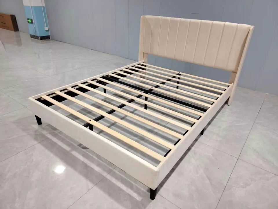 Queen Luxurious Velvet Wingback Platform Bed ▫️BRAND NEW▫️ image indicator(5)