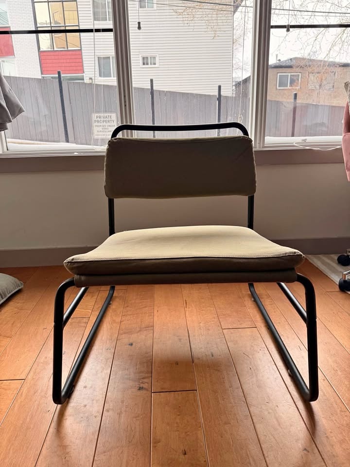 IKEA linneback chair - green