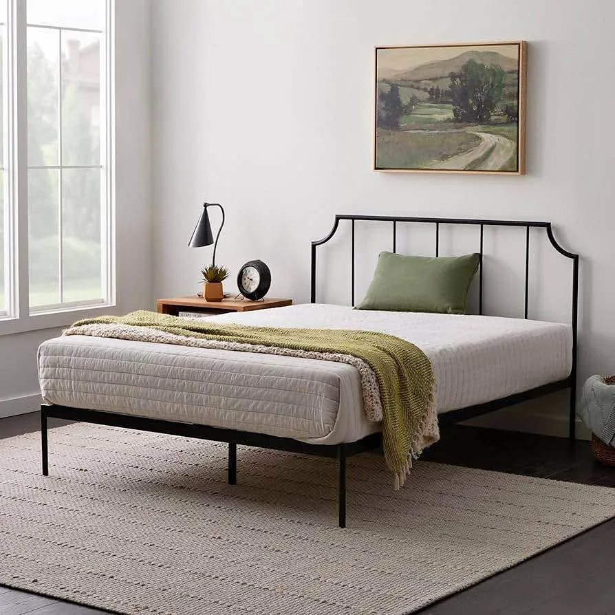 King Farmhouse Style Metal Platform Bed ▫️BRAND NEW▫️ thumbnail