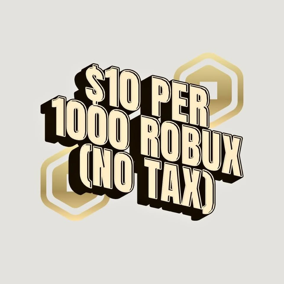 Cheap Robux (No tax)