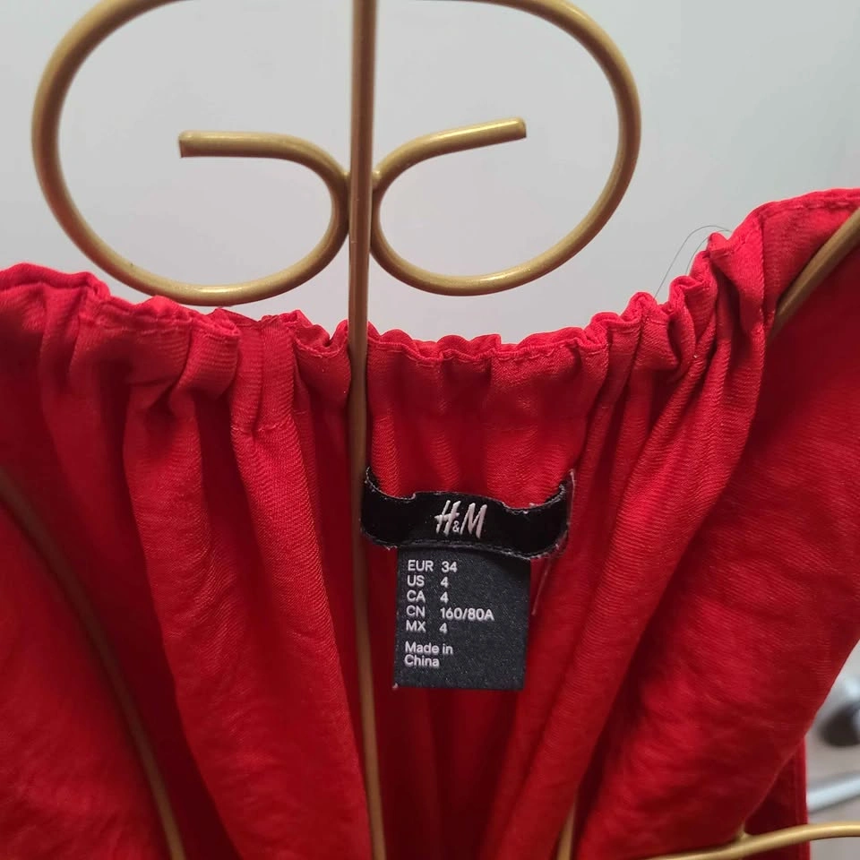 Red Long Cocktail Casual Dress - photo 3