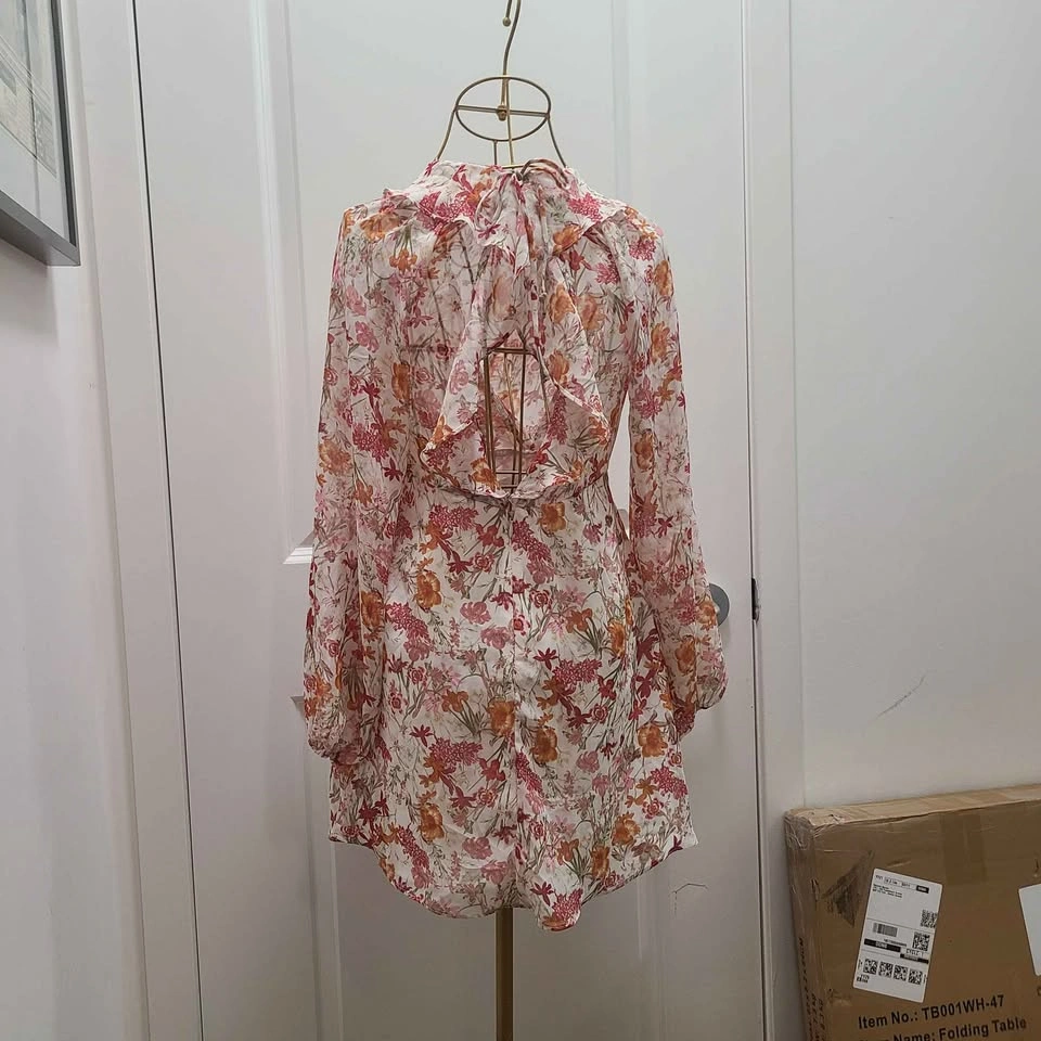 Flower Wrap Design Summer Mini Dress - photo 3