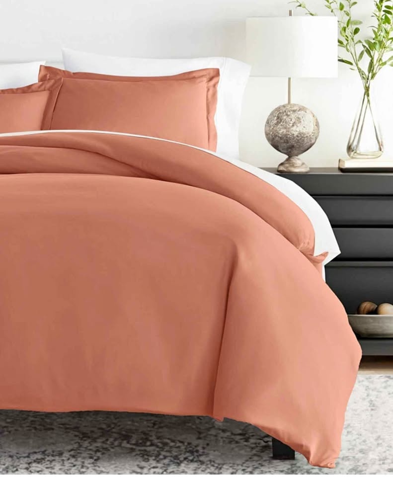 3-Piece Microfiber Two Sets Duvet Cover Set - Full/Queen