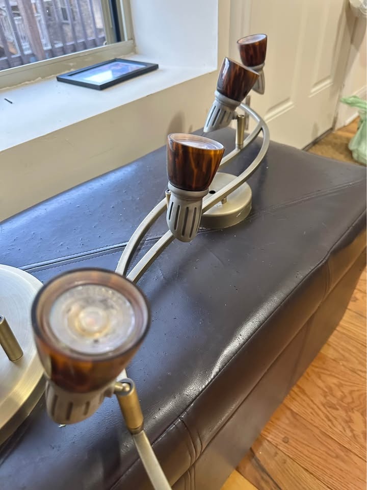 Two brown lighting fixtures - Need Gone! - photo 4