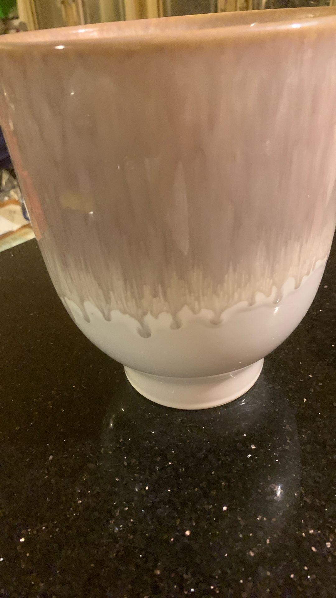 Beautiful Ceramic Jar Vase - 8" Tall, 6.5" Wide - photo 3