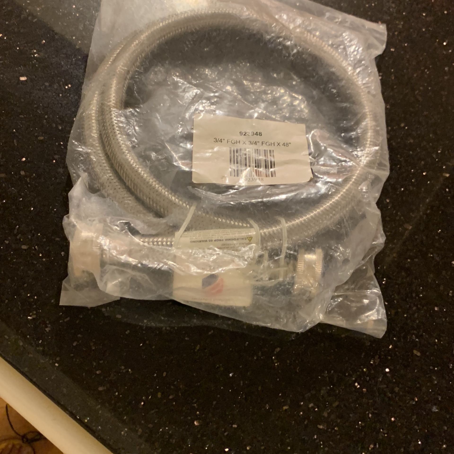 48" Stainless Steel Water Supply Tube For Dishwasher Midland Ind