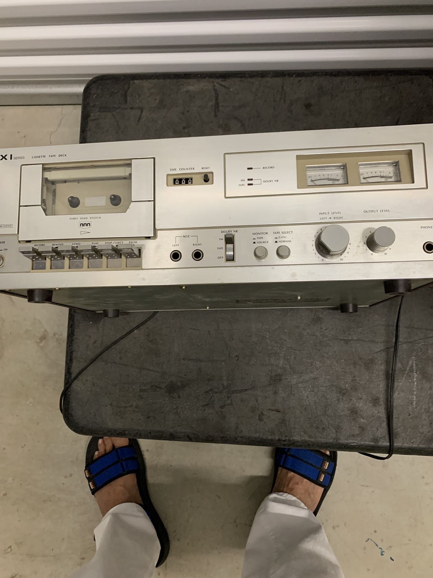 Vintage Sears LXI Metal Cassette Deck Made In Japan Works Looks