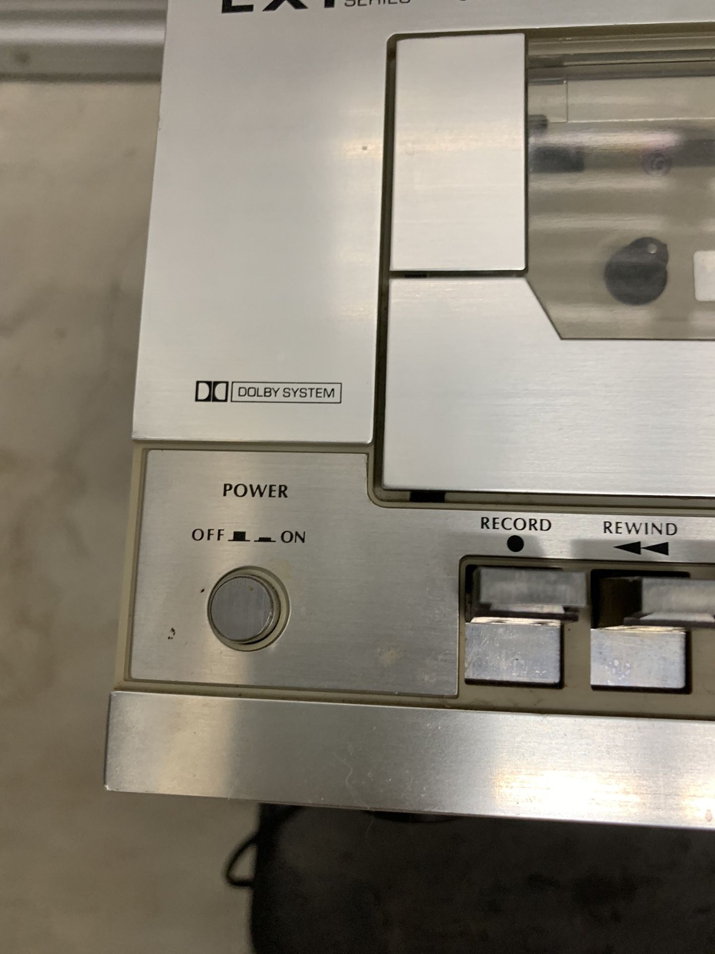 Vintage Sears LXI Metal Cassette Deck Made In Japan Works Looks - photo 2