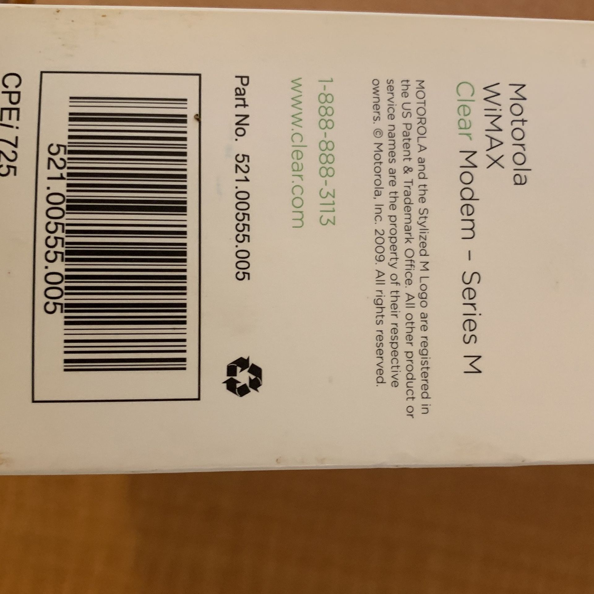 Motorola WiMAX Modem CPEi725 - photo 3