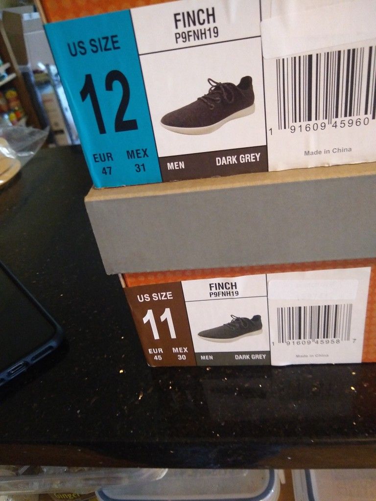 J Sport Men's Casual Finch Shoes - Dark Grey Woolen - Size 11 - photo 2