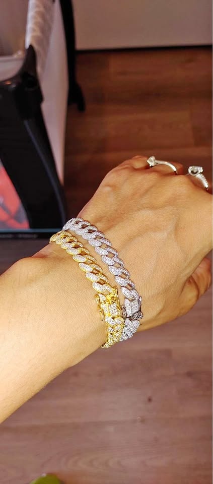 Brand New Diamond Cuban Link Bracelet - VVS1, D Color, Excellent