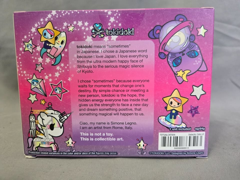 🥕 tokidoki Galactic Cats "Star Critter" Collectible Figure NIB - photo 4