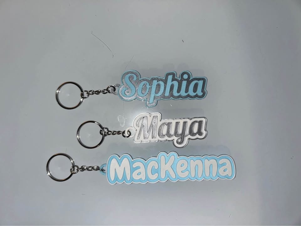 Personalized Name Keychains – Multiple Colors Available - photo 2