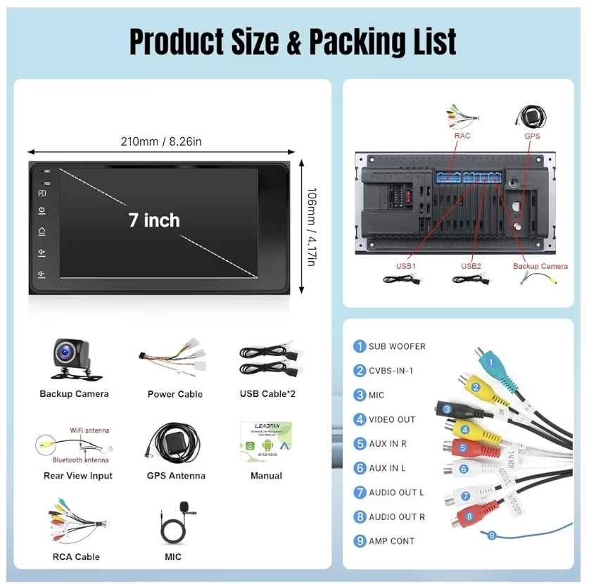 Leadfan Android Car Radio for Toyota 4Runner, Tundra, Sequoia - photo 3