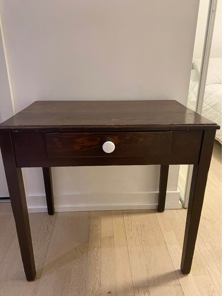 Vintage Wood Console Table - photo 2