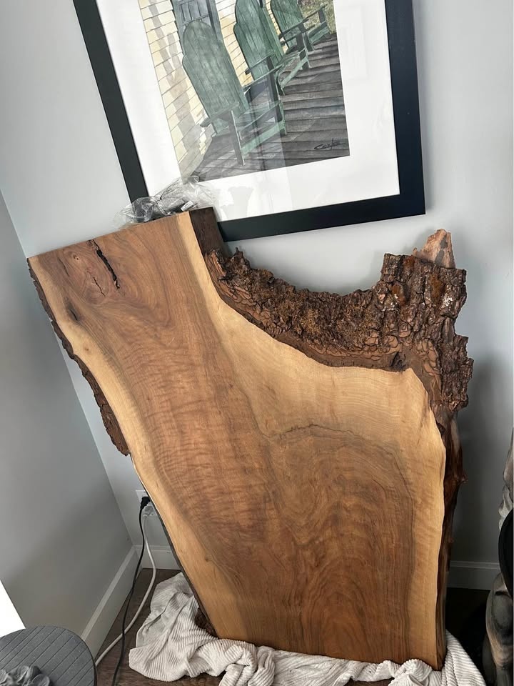 Live Edge Black Cherry Wood - Perfect for Table/Desk