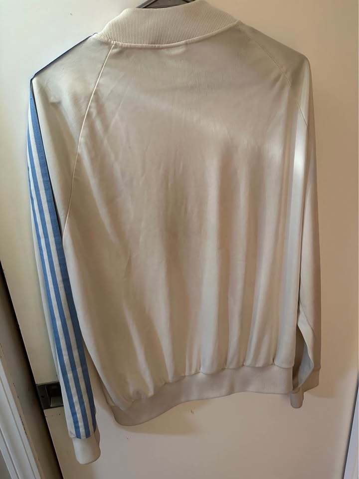 Adidas White Zip Up Jacket - Size Medium - photo 5
