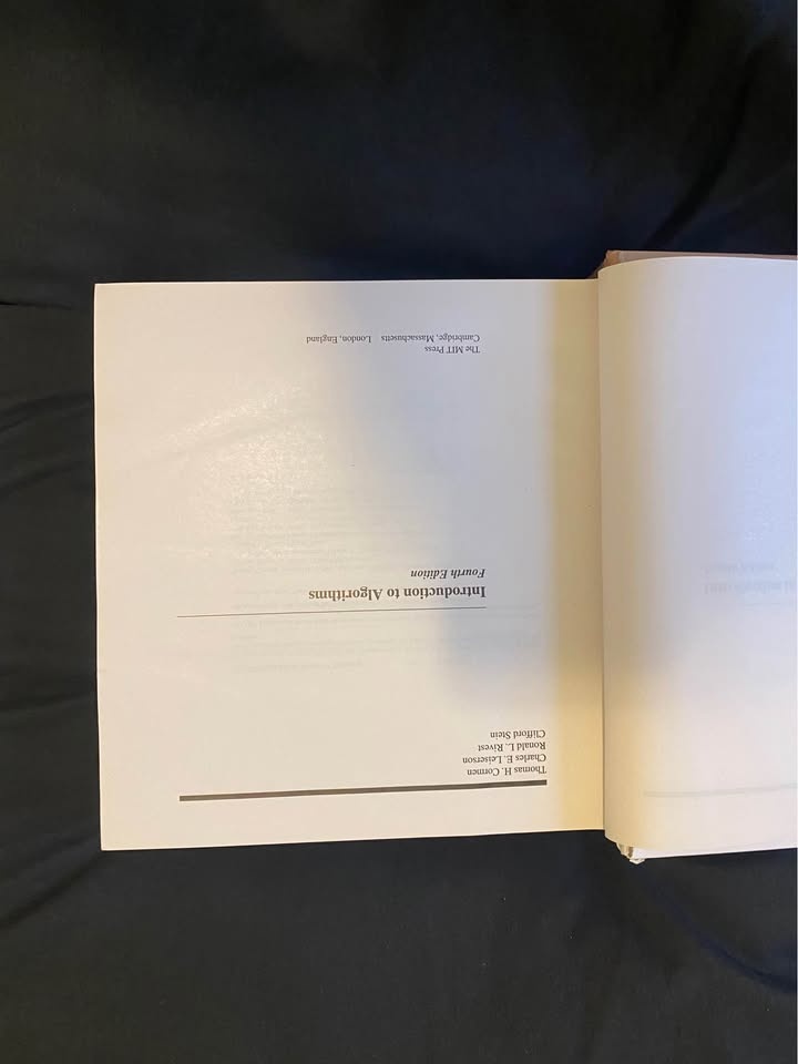 Introduction to Algorithms (CLRS) – Fourth Edition - photo 3