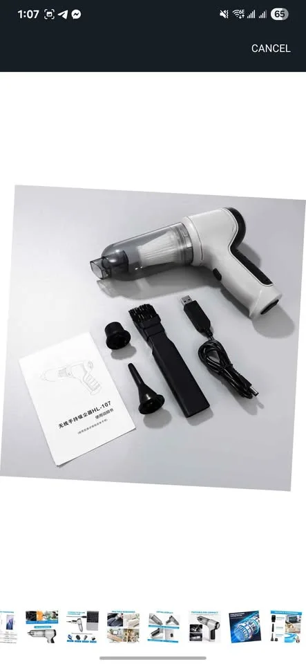 Car Vacuum Cleaner + Blower | 2 in 1 NEW | 9000 PA image indicator(3)