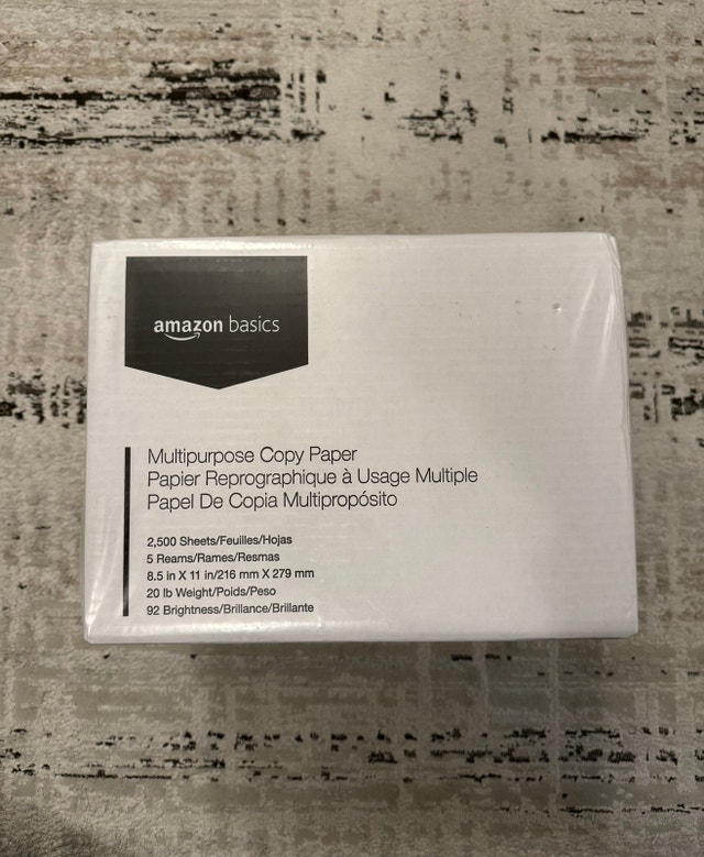 Amazon Basics Copy Paper 2500 Sheets - photo 2