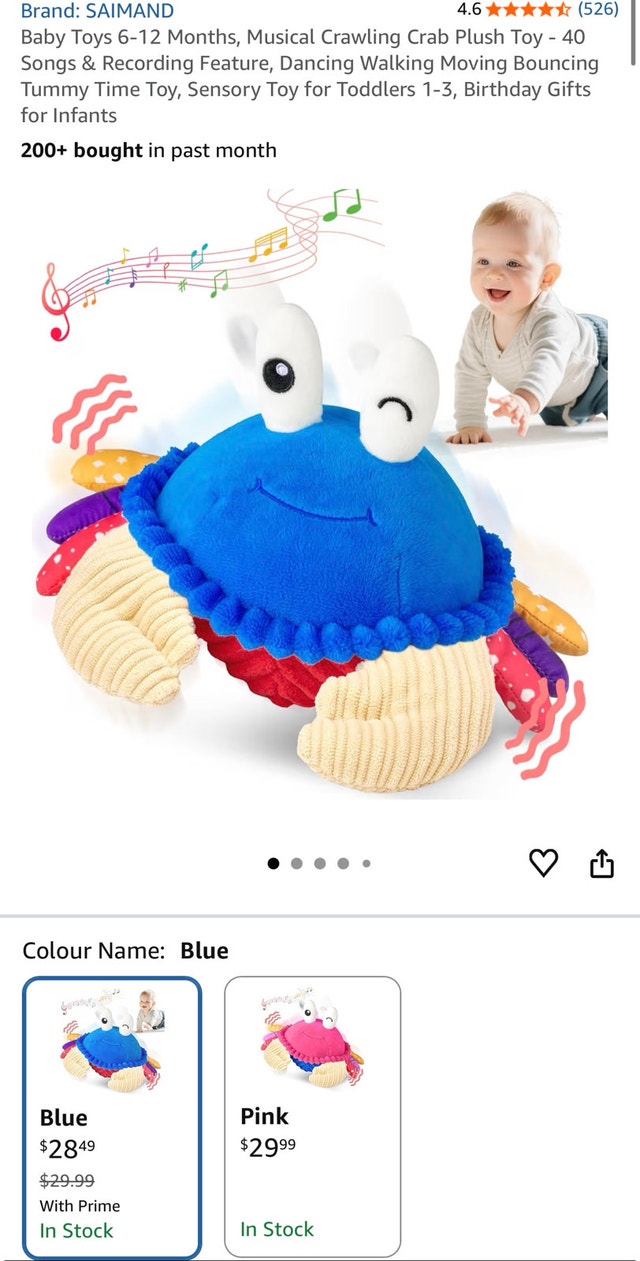 Saimaro Crab Toy - photo 2
