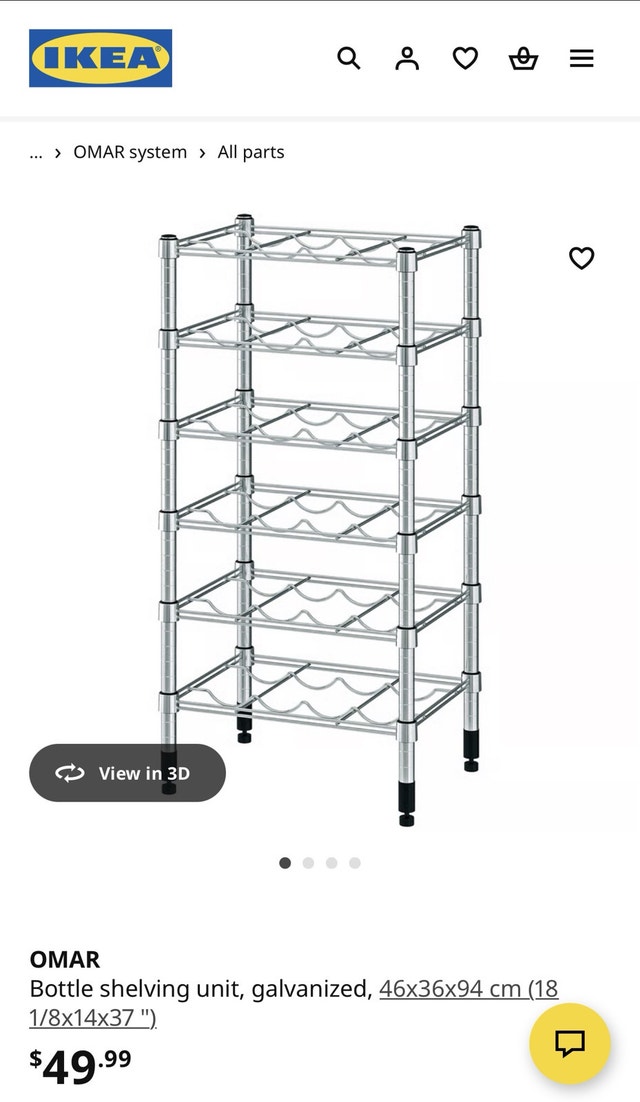 Ikea Omar Wine Rack - photo 3