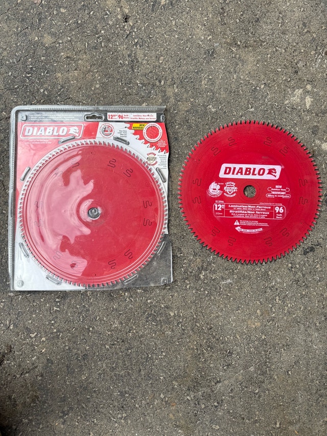 Diablo 12" x 96T Carbide Saw Blade for Laminate/Aluminum