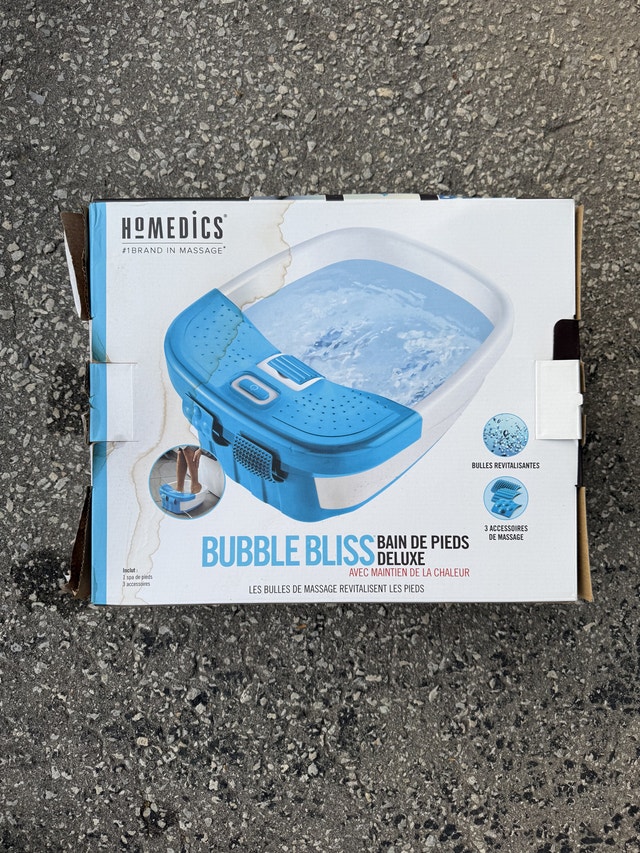 Homedics Bubble Bliss Foot Spa