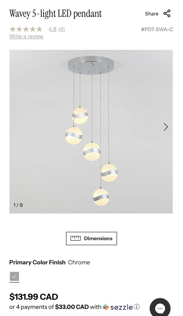 Wavelength Lighting Pendant - photo 3
