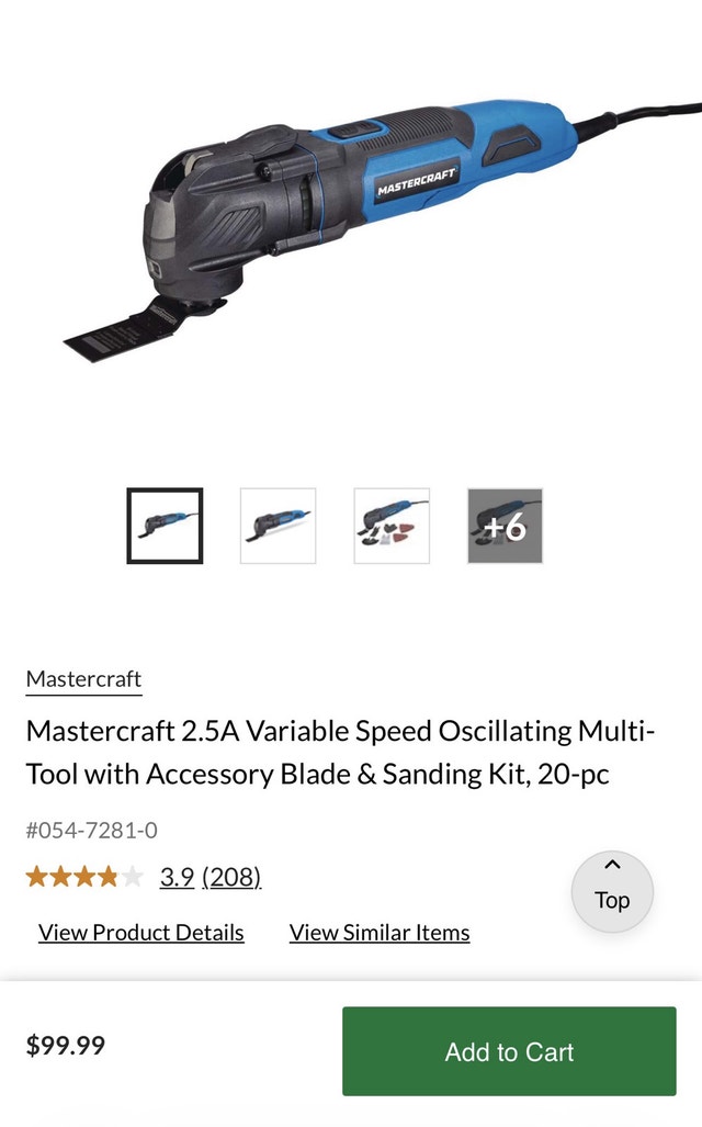 Mastercraft Oscillating Tool - photo 4