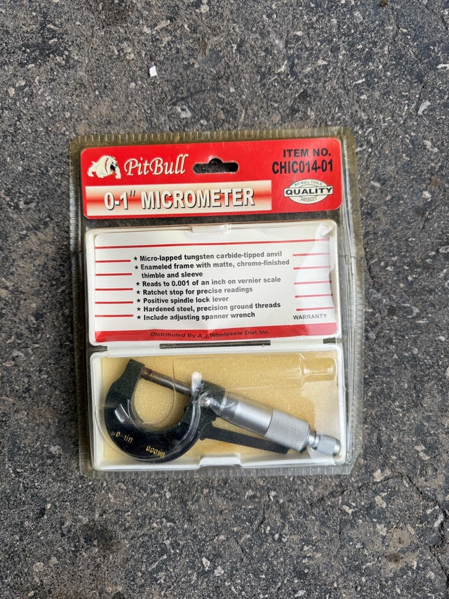 PITBULL 0-1'' Micrometer