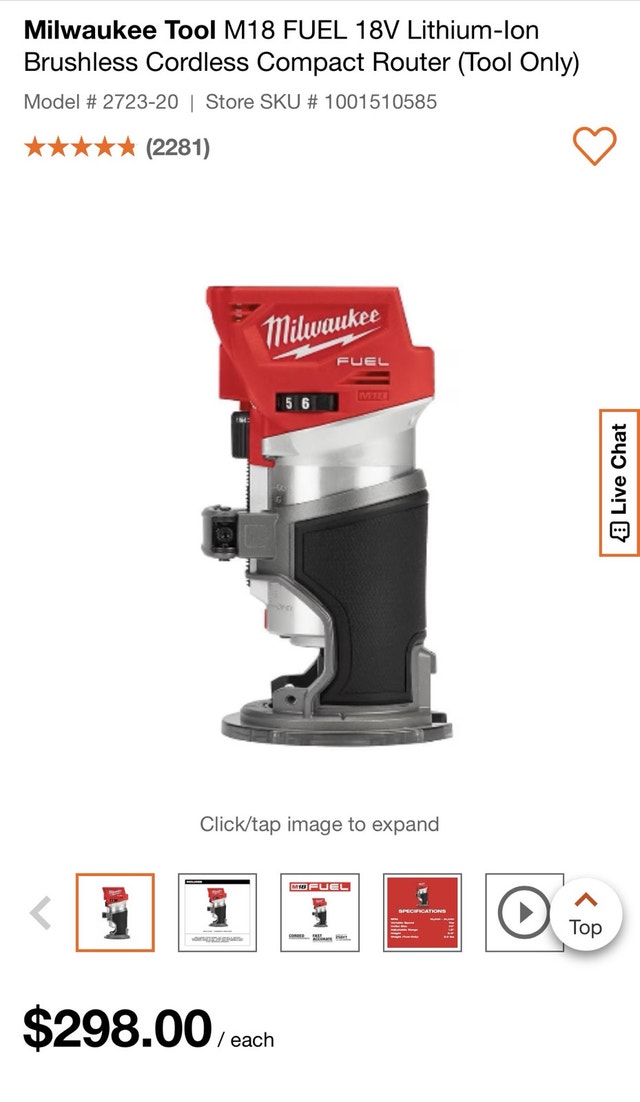 Milwaukee M18 Fuel Router - photo 2