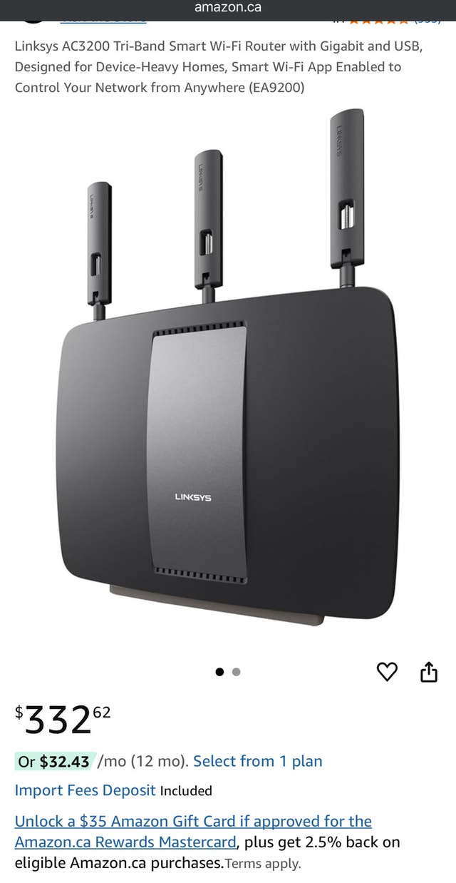 Linksys AC3200 Tri-Band Smart Wi-Fi Router EA9200 - photo 4